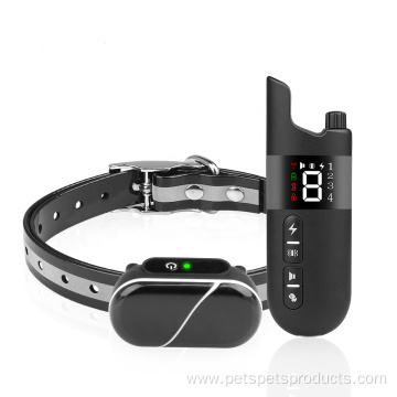 Rechargeable and waterproof pet dog bark training collar